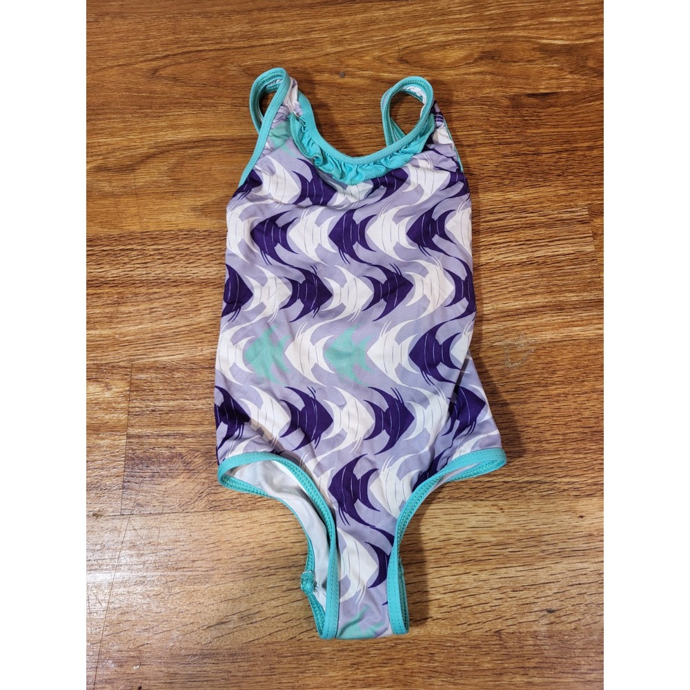 Patagonia Childrens Size 2T Fish Design 1‎ Piece Bathingsuit